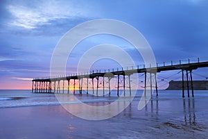 Saltburn Pier at Dawn