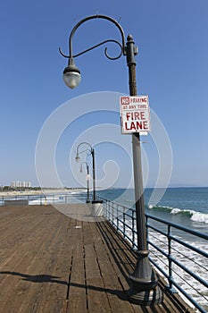 Pier santa monica, los angeles photo