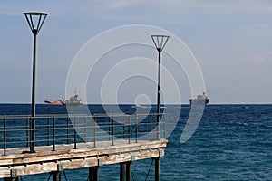 Pier on the seafront