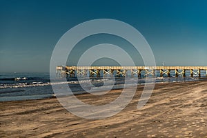 Pier at the shore of Isle of Palms photo