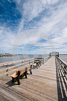 Pier in Somers Point, New Jersey