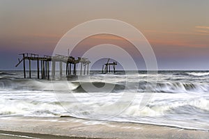 Pier at sunset