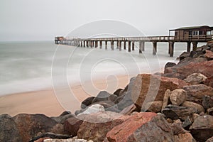 Pier at swakopmund in namibia