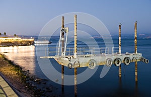 Pier in Tiberias photo