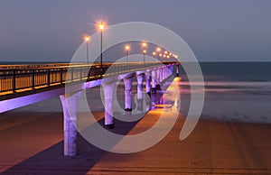 Pier at twilight