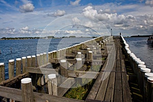 Pier in Veere, the Netherlands
