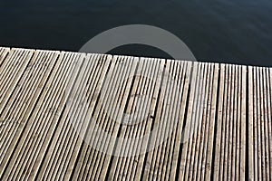 Pier and water.