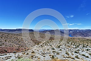 Pierce Ferry Road landscapes, Meadview. Grand Canyon National park, USA