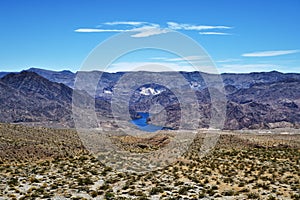 Pierce Ferry Road landscapes, Meadview. Grand Canyon National park, USA