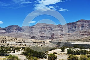 Pierce Ferry Road landscapes, Meadview. Grand Canyon National park, USA