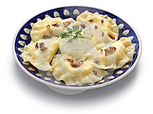 Pierogi dumplings, polish food photo