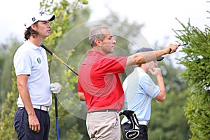 Pierre Bernis at the golf Prevens Trpohee 2009