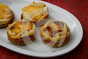 Pies with cheese and tuna fish