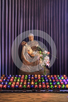 The Pieta Sculpture Altar photo