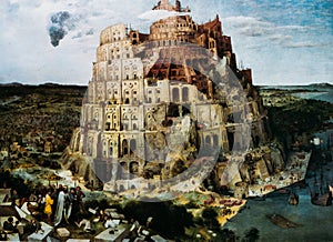 Pieter Bruegel Also Brueghel Or Brueghel Elder, The Tower Of Babel Was Subject Of Three Paintings By Pieter Bruegel photo