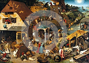 Pieter Bruegel the Elder, Netherlandish Proverbs