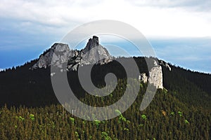 Pietrele Doamnei in Rarau mountains, Romania