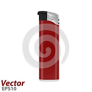 Piezo-igniter in a vector on a white background.