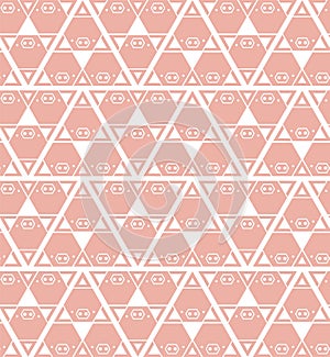 Pig background pattern pink