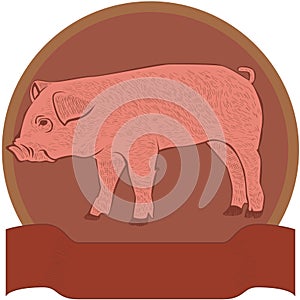 Pig badge