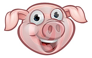 Pig Cartoon Character