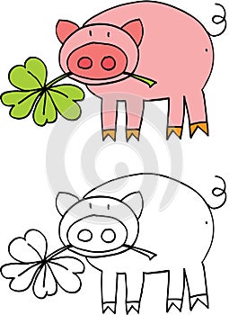 Pig for luck