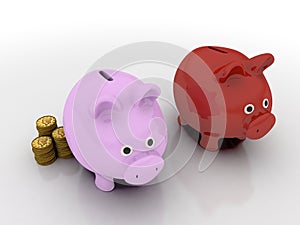 Pig money box