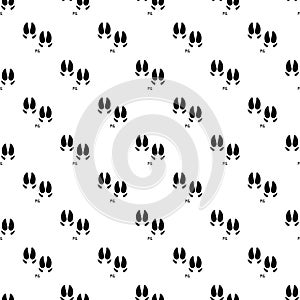 Pig step pattern seamless vector