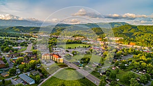 Pigeon Forge and Sevierville Tennessee Drone Aerial