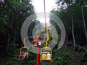 Pigeon Forge Tennessee mountain lift