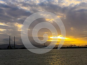 The Pigeon House The Poolbeg Generating Station Dublin Bay