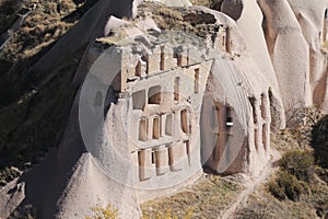 Pigeon Lofts in Rock Formation, Cappadocia, Nevsehir, Turkey