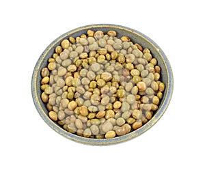 Pigeon peas in old bowl