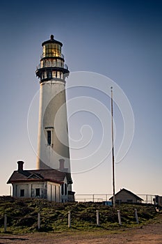 Pigeon Point Lighthouse on highway No. 1, California