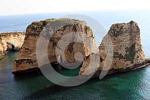 Pigeon Rocks in Beirut