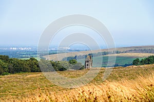 The Pigeon tower across the moor.