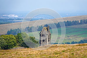 The Pigeon tower across the moor.