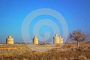 Pigeon Tower or dovecotes near Isfahan , Iran photo