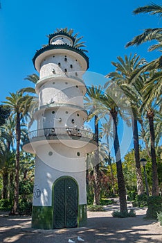 Pigeon Tower in Municipal Park in Elx photo