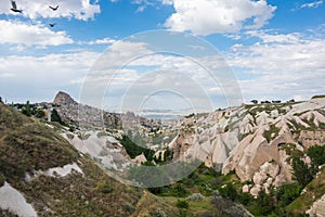 Landscape in Cappadocia, Turkey