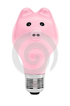 Piggy Bank as Light Bulb