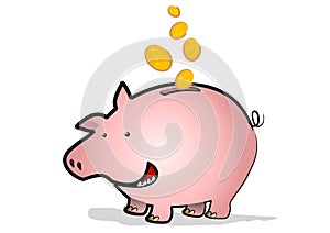 Piggy Bank Coins