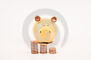 Piggy bank coins