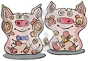 Piggy bank for deposits and savings