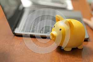 A piggy bank is a device that keeps money or savings in a safe place. And help accumulate money for various purposes such as photo