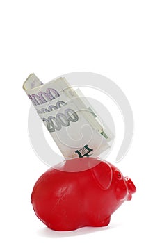 Piggy bank finance theme