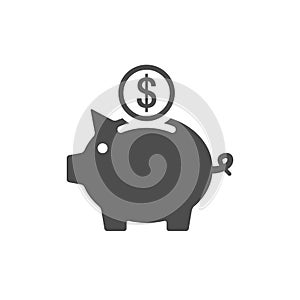 Piggy bank icon