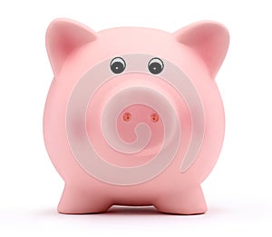 Piggy bank isolated on white background