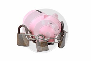 Piggy bank with locks