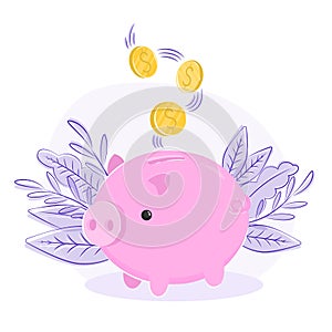 Piggy bank pig, finance, business, money taxes, savings